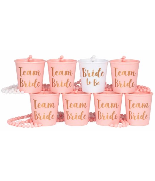 Bride to be shotglas sæt, 8 stk