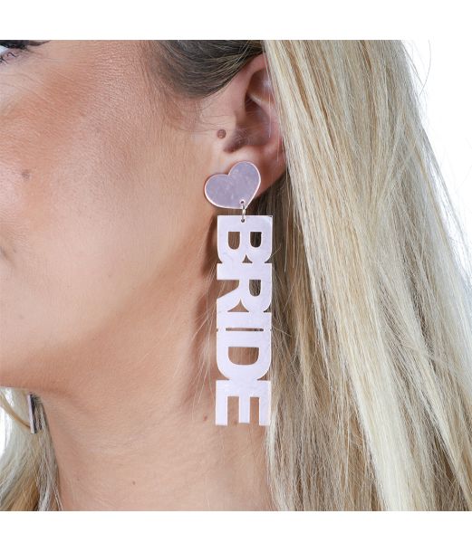 Bride rosegold øreringe