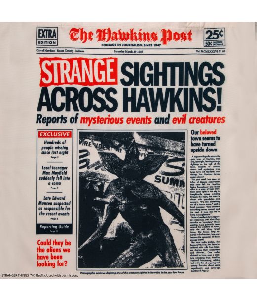 Tote bag, Upside Down ST