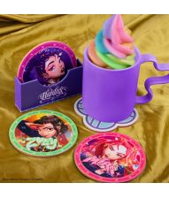 Kpop Demon Coasters, 4 stk 