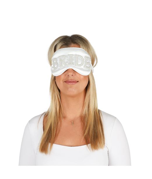 Bride to be sovemaske med rhinsten