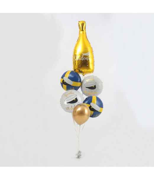 Folieballon ''Grattis till studenten'' 44cm