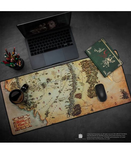 LOTR Earthn Map XL musemåtte
