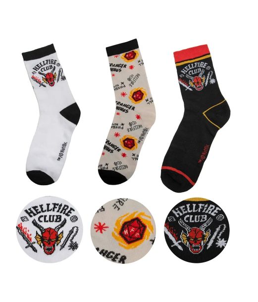 Hellfire Club strømper 3 par
