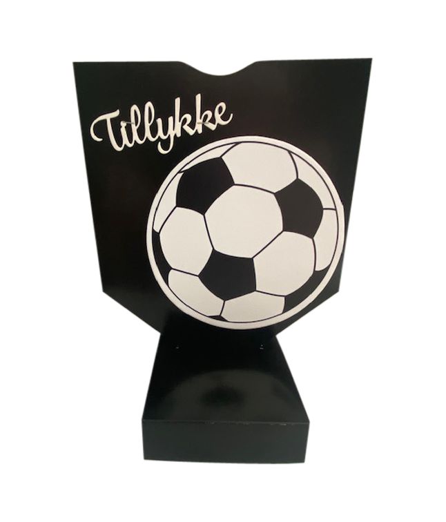 Fodbold sort sangskjuler 