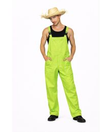 Neon grön overall maskeraddräkt