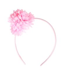 Lyserød blomster hårbøjle