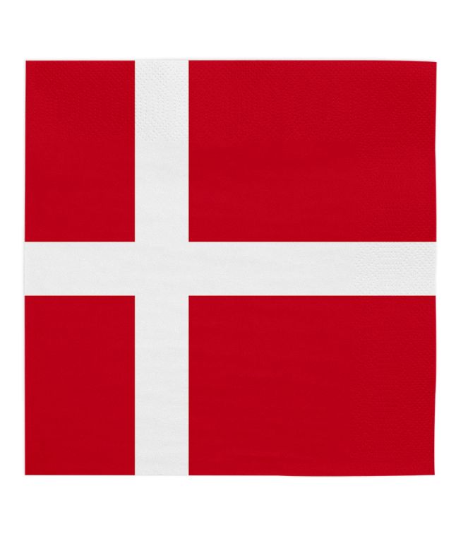 DK flag servietter 20 stk 