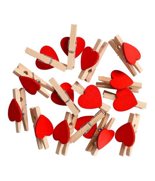Træklemmer m. hjerte 15 stk.