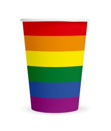 Papkrus regnbue 8 stk