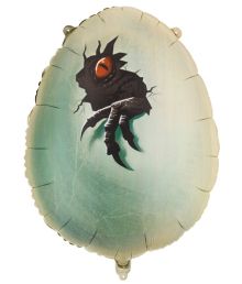 Jurassic World dinosaurieägg folieballong, 48 x 64 cm