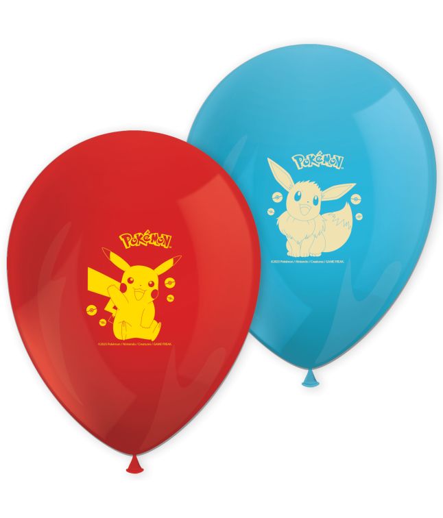Pokemon ballon 8 stk