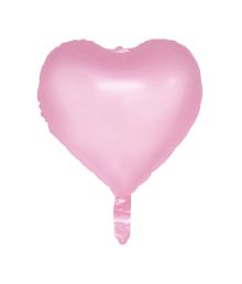 Folieballon Pastel Hjerte Pink