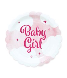 Baby girl tallerkner 8 stk Ø 19 cm