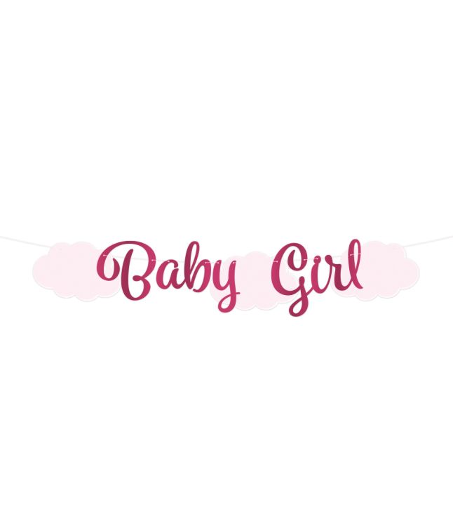 Baby girl banner 2 m