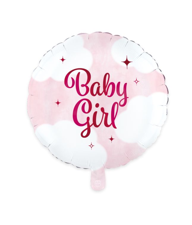 Folieballon baby girl 46 cm