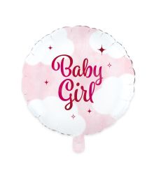 Folieballon baby girl 46 cm