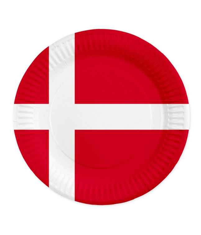 Danmark tallerkner 8 stk.