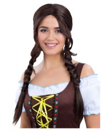 Peruk för tyrolsk flicka