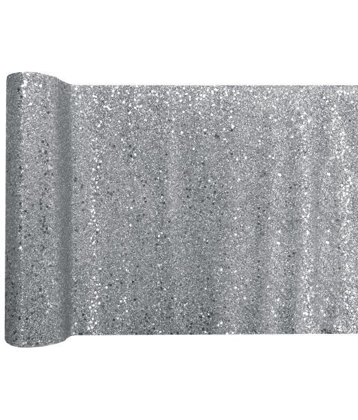 Sølv glimmer bordløber