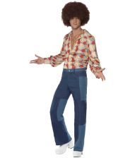 Patchwork 70'er bukser M