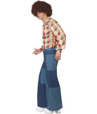 Patchwork 70'er bukser M