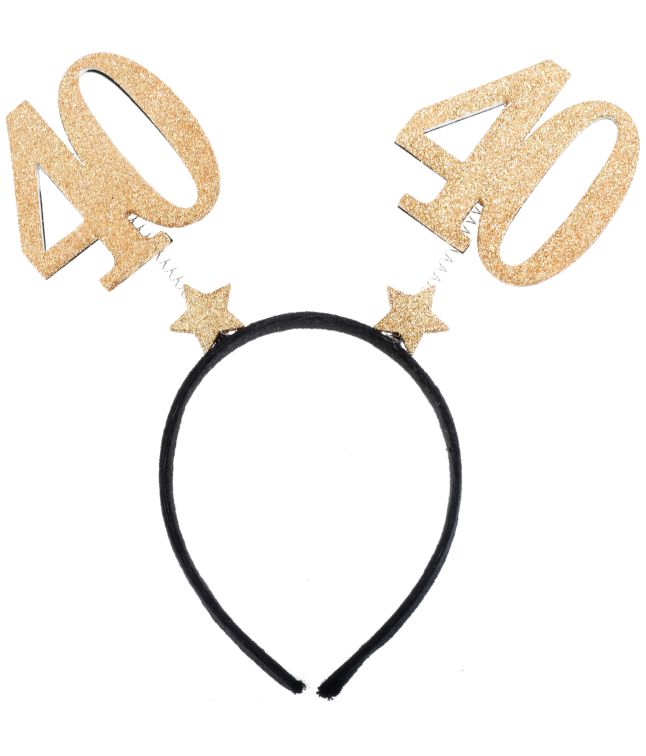 Guld hårbøjle 40 år