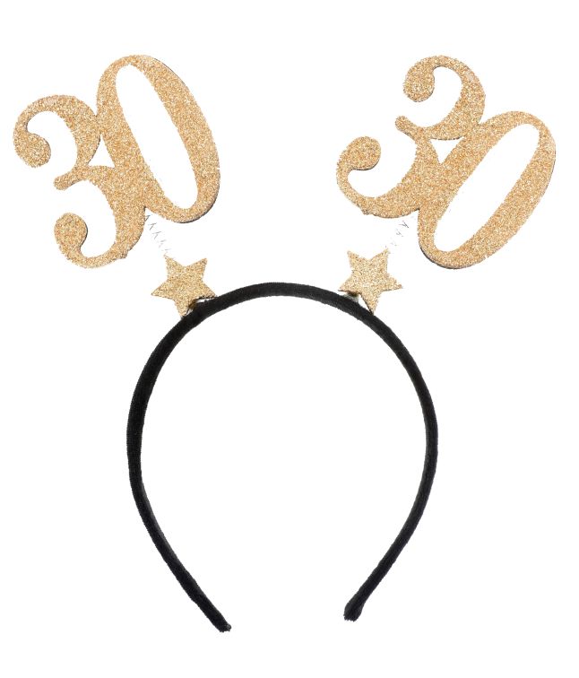 Guld hårbøjle 30 år