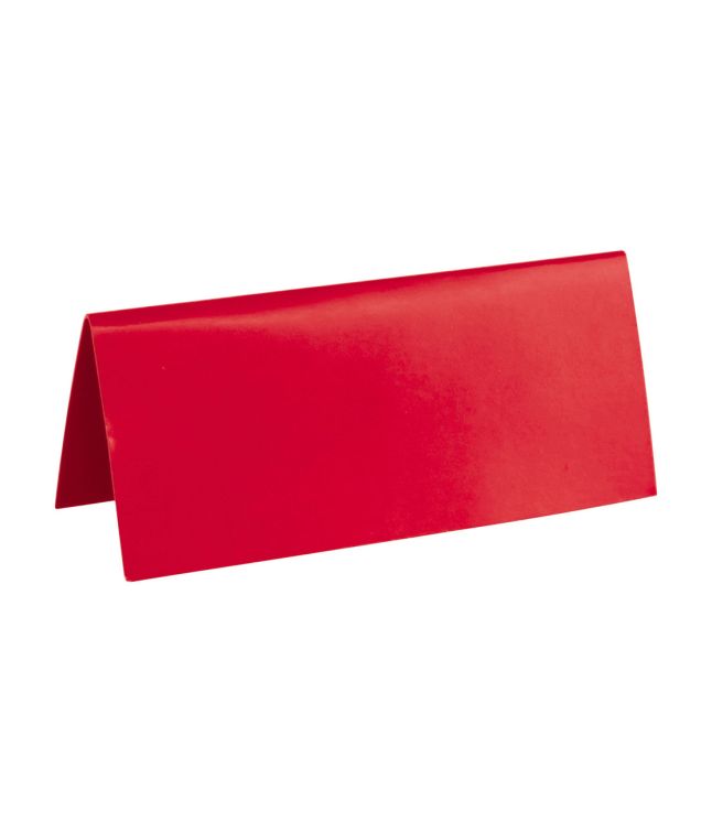 Bordkort Rød 7 x 3 cm