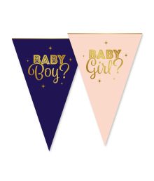 Vimpelguirlande Boy Or Girl, 6m