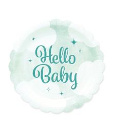 Hello baby mint tallerkner ø 19 cm