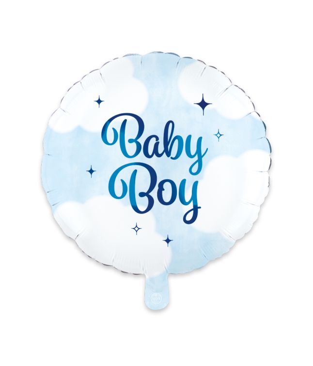 Folieballon baby boy 46 cm