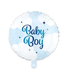 Folieballon baby boy 46 cm