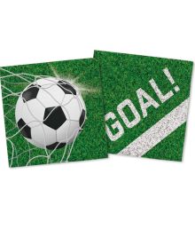 Fodbold servietter 20 stk