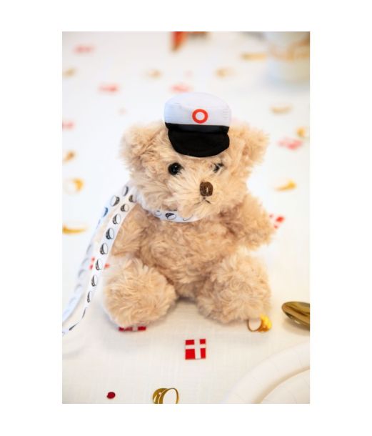 Bamse med studenterhue, rød
