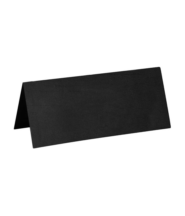 Bordkort Sort 7x3 cm