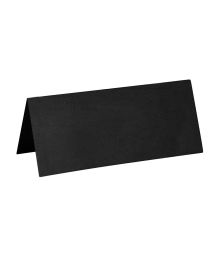 Bordkort Sort 7x3 cm