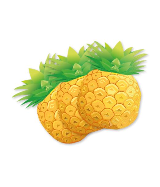 Ananas servietter 20 stk