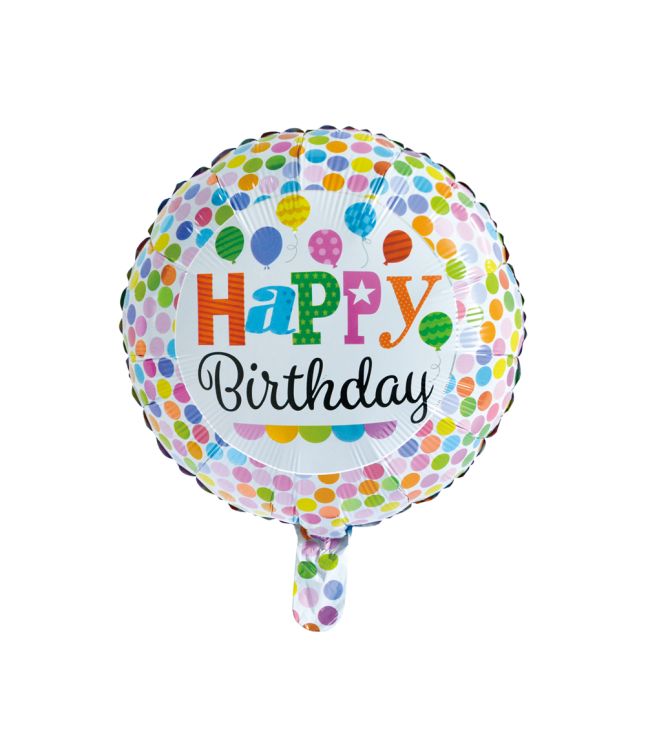 Folieballon Happy Birthday