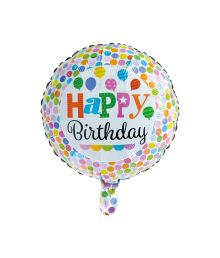 Folieballon Happy Birthday