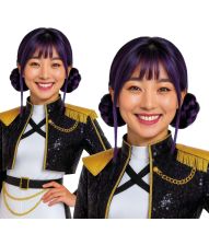 K-Pop paryk kort sort