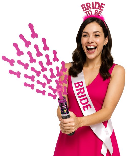 Sexy konfettikanon 3 stk