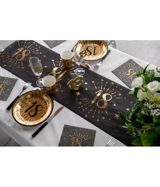 Sort/Guld bordløber 18 år