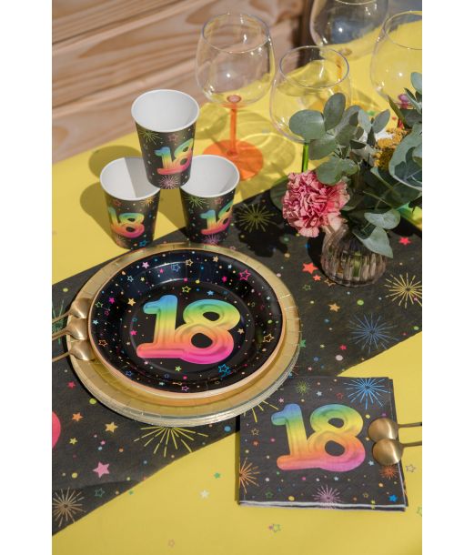 Festi paptallerken 18 år ø22,5 cm