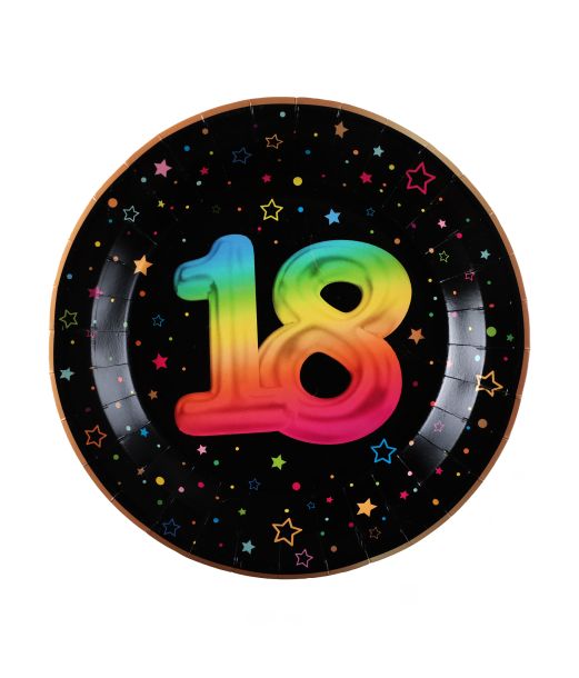 Festi paptallerken 18 år ø22,5 cm