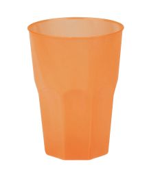 Orange drinksglas 6 stk