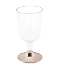 Vinglas m Rose goldfod 6 stk