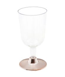 Vinglas m Rose goldfod 6 stk