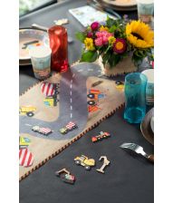 Maskiner bord deko 10 stk