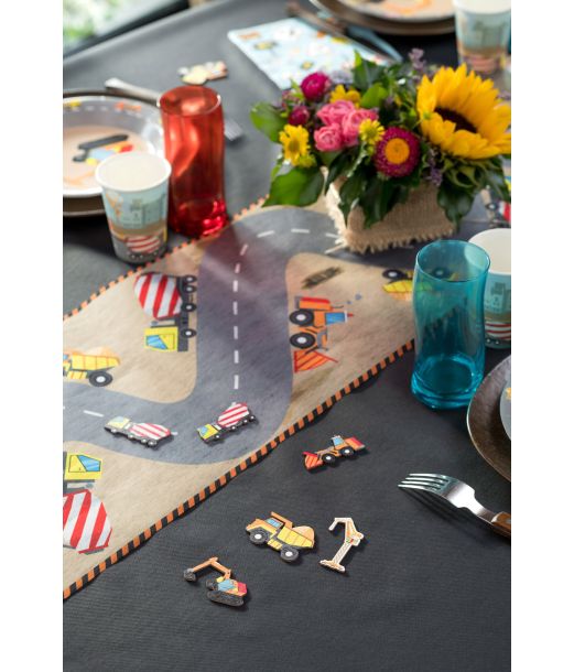 Maskiner bord deko 10 stk